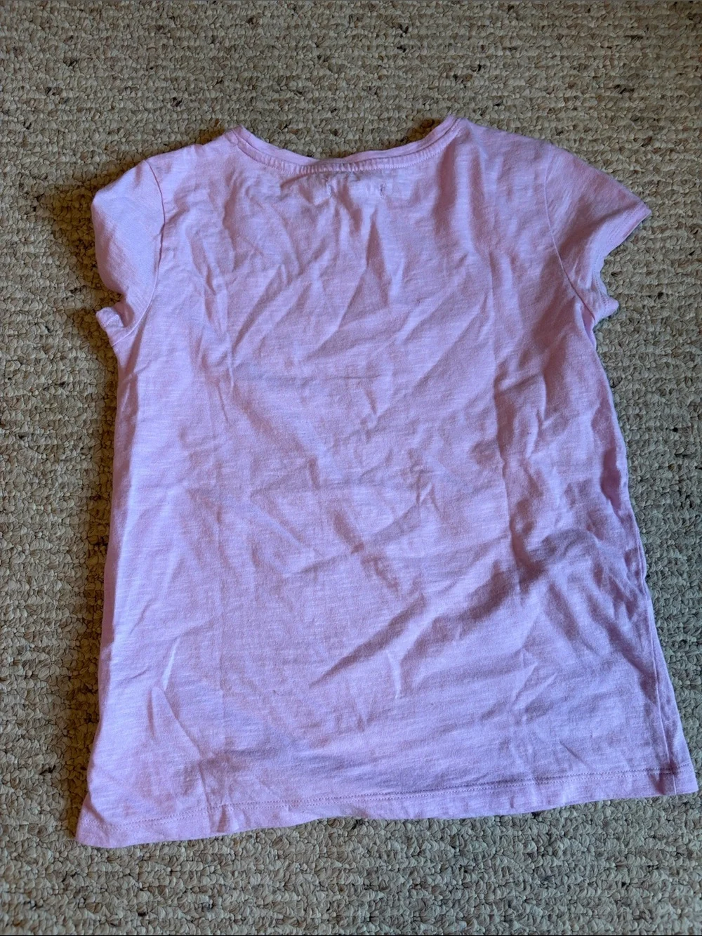GAP Girls Lavender Tee with Floral Lettering